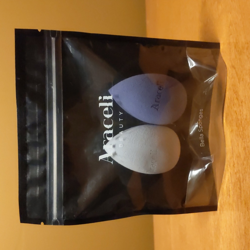 Two makeup sponges